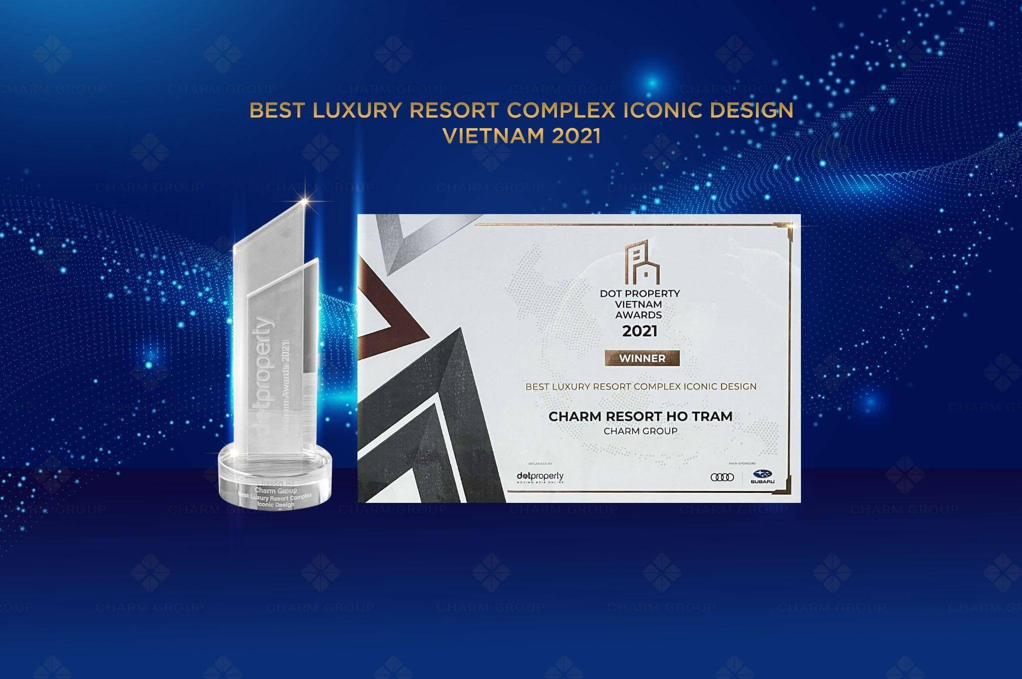 Charm Resort Hồ Tràm được vinh danh giải thưởng