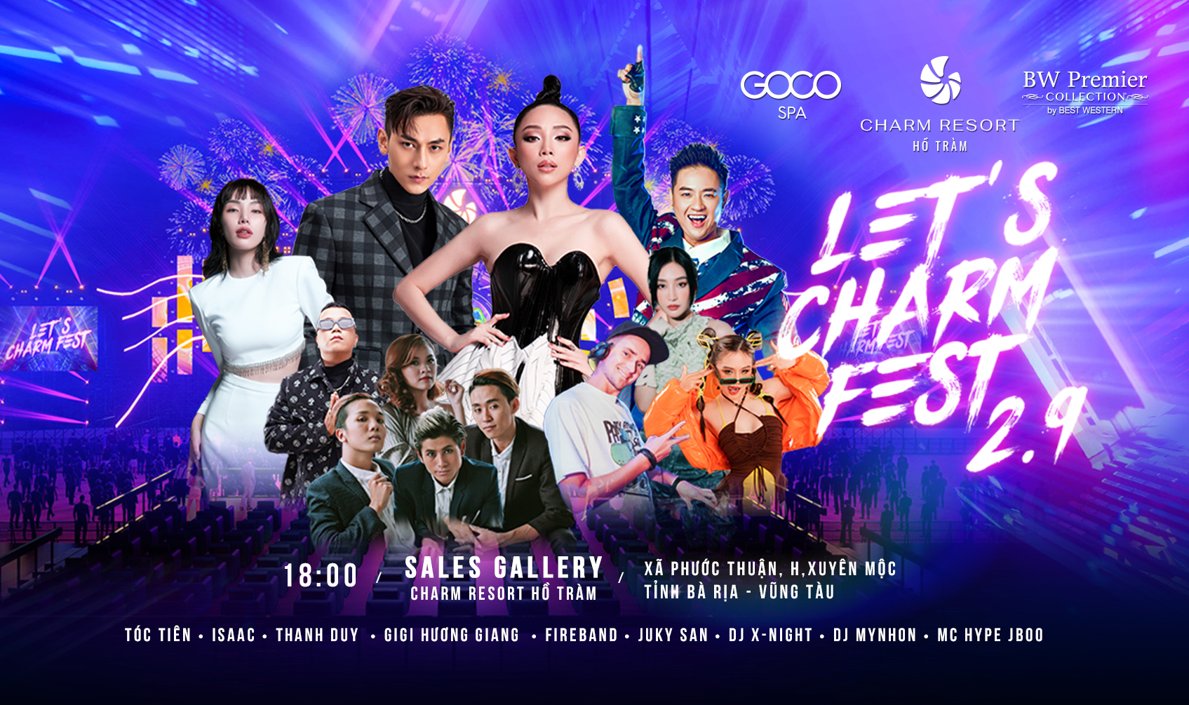 Lộ diện dàn sao đình đám cùng “cháy” hết mình tại sân khấu Let’s Charm Fest 2/9