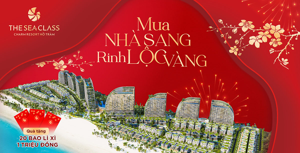 “Mua nhà sang đón lộc vàng” tại sự kiện khai trương sa bàn tại The Sea Class - Charm Resort Hồ Tràm